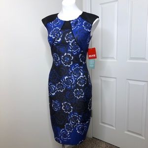 NWT: Melrose Blue Floral Dress | SZ 4